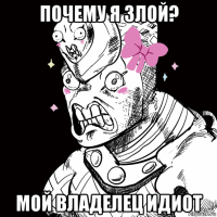 почему я злой? мой владелец идиот