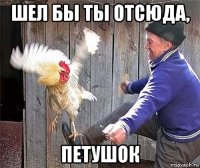 шел бы ты отсюда, петушок