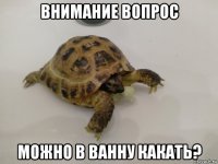 внимание вопрос можно в ванну какать?