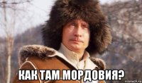  как там мордовия?