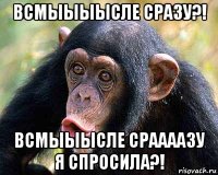 всмыыыысле сразу?! всмыыысле сраааазу я спросила?!