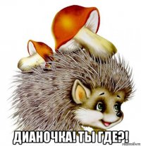  дианочка! ты где?!