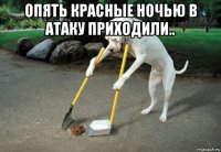 опять красные ночью в атаку приходили.. 