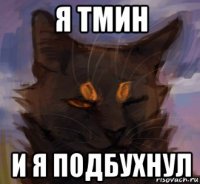 я тмин и я подбухнул