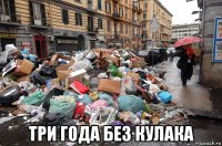  три года без кулака