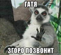гатя згоро позвонит