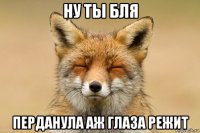 ну ты бля перданула аж глаза режит