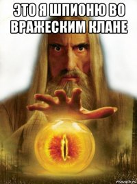 это я шпионю во вражеским клане 