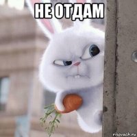 не отдам 