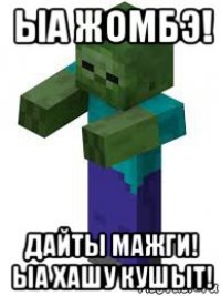 ыа жомбэ! дайты мажги! ыа хашу кушыт!