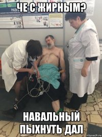 че с жирным? навальный пыхнуть дал