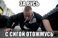 за русь с сигой отожмусь