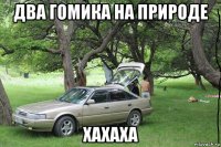 два гомика на природе хахаха