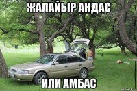 жалайыр андас или амбас