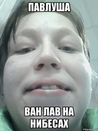 павлуша ван лав на нибесах