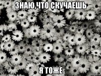 знаю,что скучаешь я тоже