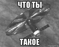 что ты такое