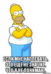  если мне наплевать, это ещё не значит, что я не понимаю.