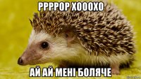 ррррор хооохо ай ай мені боляче
