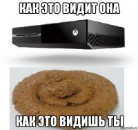 как это видит она как это видишь ты