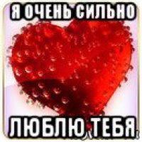 я очень сильно люблю тебя