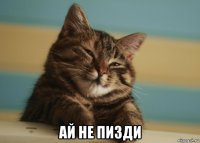  ай не пизди