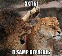 эх ты в samp играешь