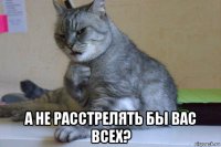  а не расстрелять бы вас всех?