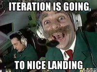iteration is going to nice landing