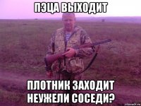 пэца выходит плотник заходит неужели соседи?