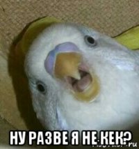  ну разве я не кек?