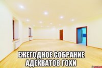  ежегодное собрание адекватов гохи