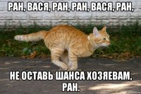 ран, вася, ран, ран, вася, ран, не оставь шанса хозяевам, ран.