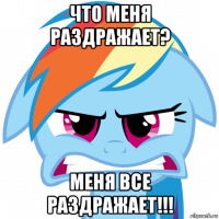 что меня раздражает? меня все раздражает!!!