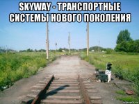 skyway - транспортные системы нового поколения 