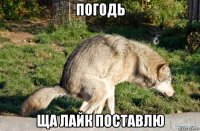 погодь ща лайк поставлю