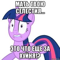 мать твою селестия... это что еще за хуйня!?