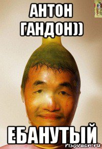 антон гандон)) ебанутый