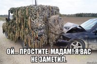  ой... простите, мадам! я вас не заметил.