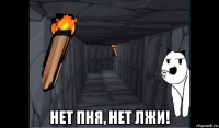  нет пня, нет лжи!