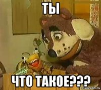 ты что такое???