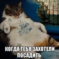  когда тебя захотели посадить: