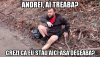 andrei, ai treaba? crezi ca eu stau aici asa degeaba?