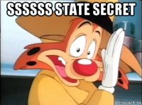 ssssss state secret 