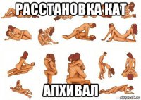 расстановка кат апхивал