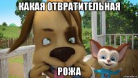 какая отвратительная рожа