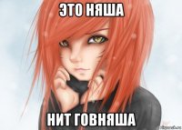 это няша нит говняша
