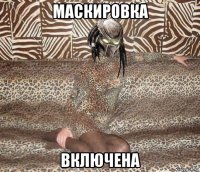 маскировка включена