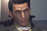  капиш?