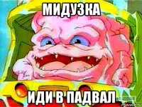 мидузка иди в падвал